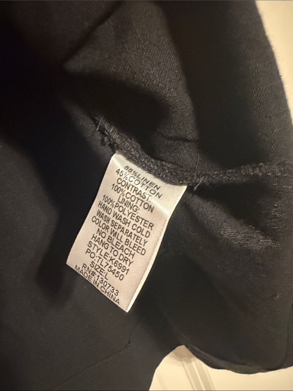 Umgee Black Embroidered Sleeve Top - Picture 8 of 8